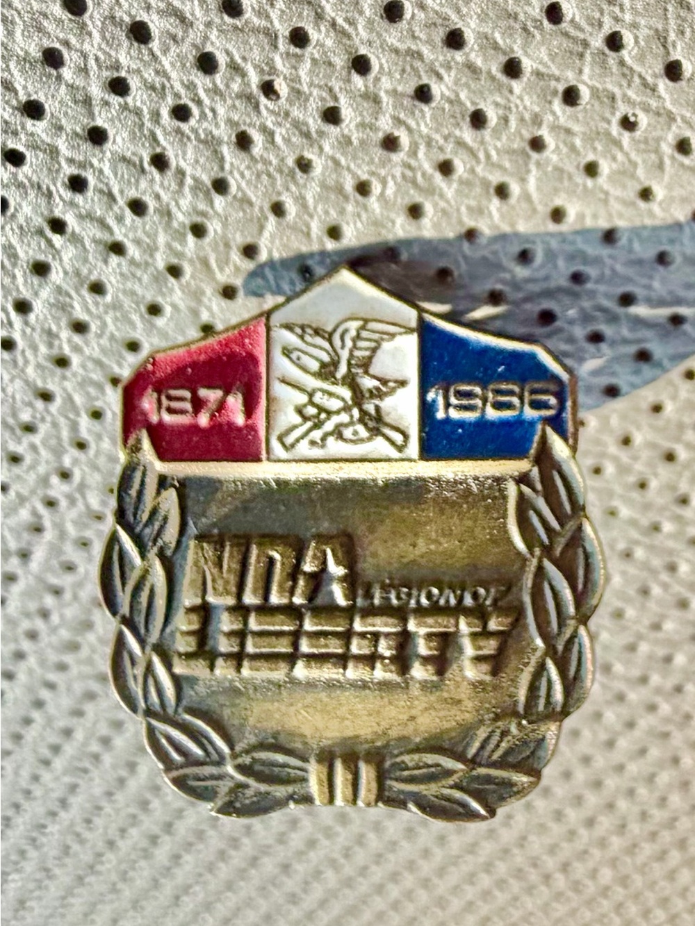 Vintage NRA 125th Anniversary Pin 1871-1996 Eagle Patriotic